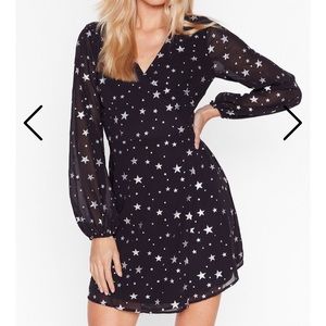 ✨Enchanted Star Wrap Minidress✨